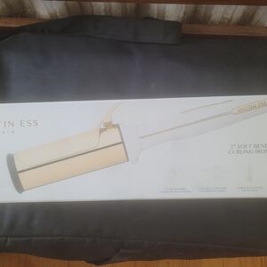 Kristin Ess 2" Gold Curling Iron - Black Accent